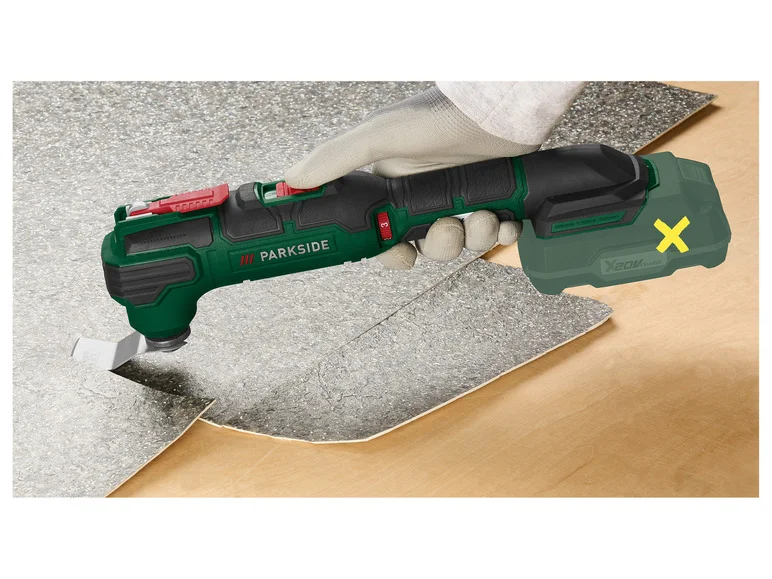 PARKSIDE® Outil multifonction sans fil PAMFW 20-Li C3. 20 V