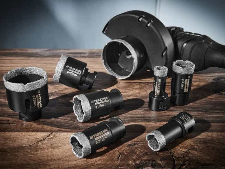 PARKSIDE PERFORMANCE® Jeux de couronnes de forage diamantées PDBK 3 A1