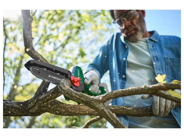 PARKSIDE® Mini-tronçonneuse à bois sans fil PGHSA 20-Li B1. 20 V