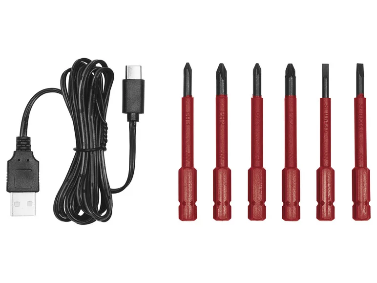 PARKSIDE® Tournevis sans fil PASD 4 B2. 4 V. avec 6 embouts