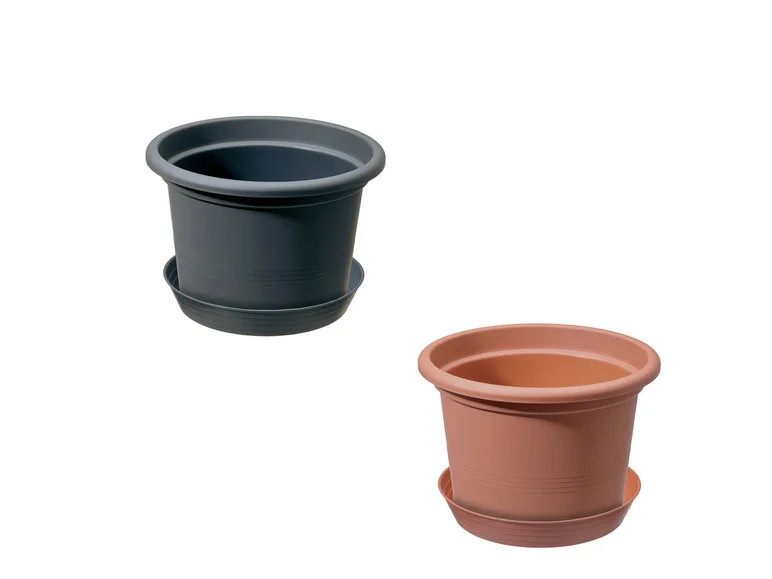 PARKSIDE® Pot à plantes avec soucoupe. 28 cm