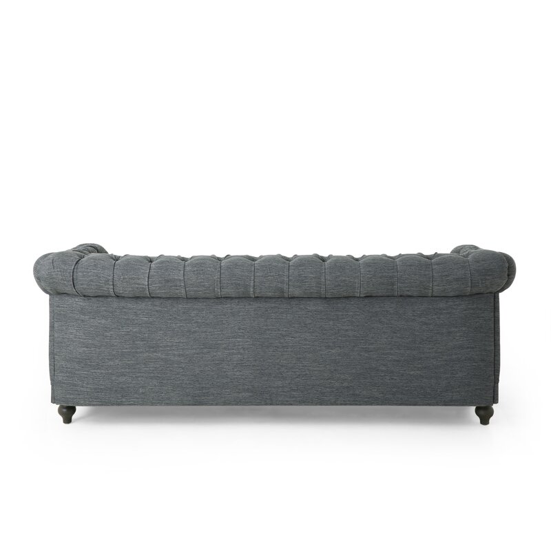 Pausch 78.75” Rolled Arm Chesterfield Sofa
