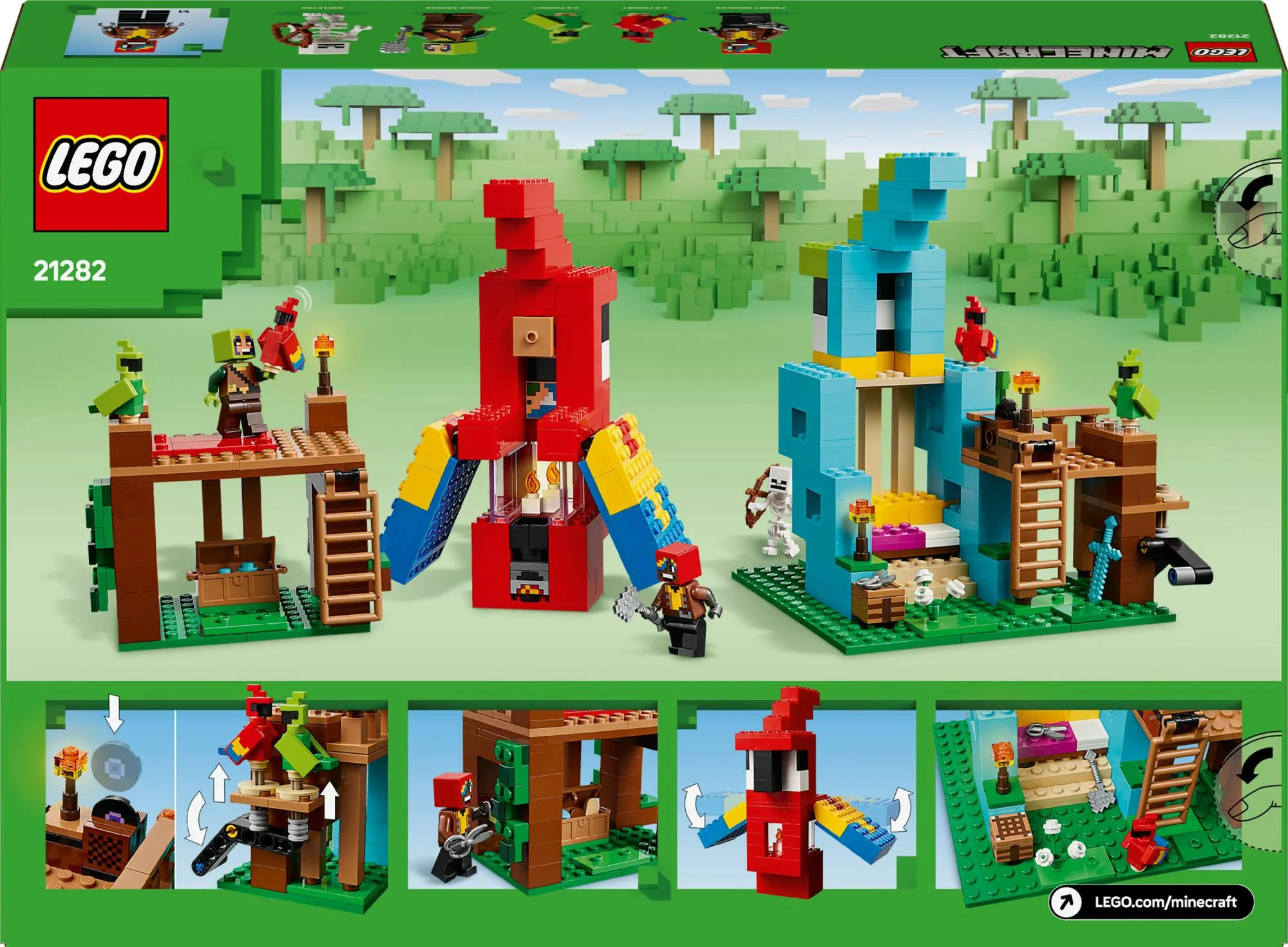 LEGO - Minecraft - The Parrot Houses (21282.)