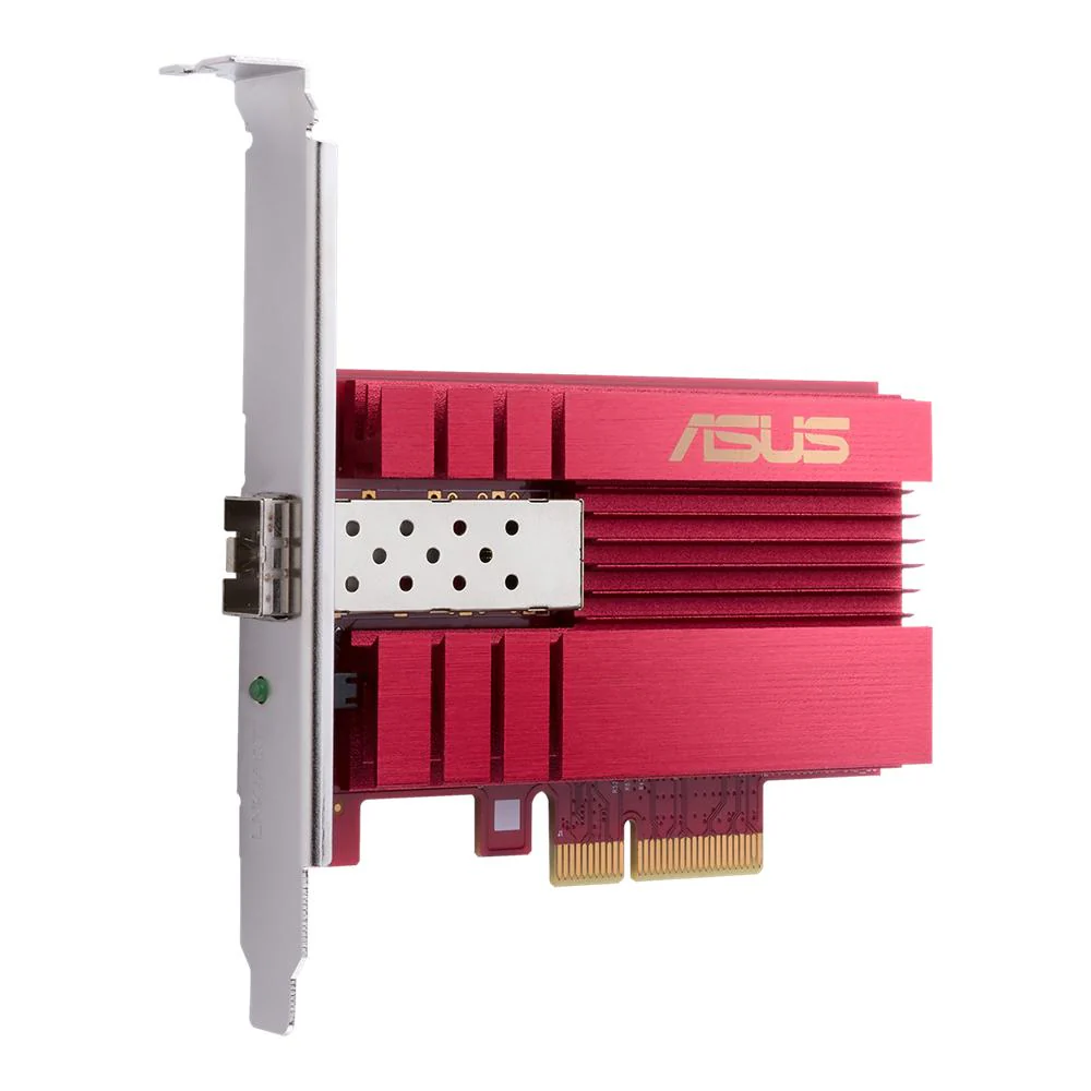 LAN ASUS XG-C100F 10G PCIe Network Adapter SFP+ port for Optical Fiber Transmission and DAC cable