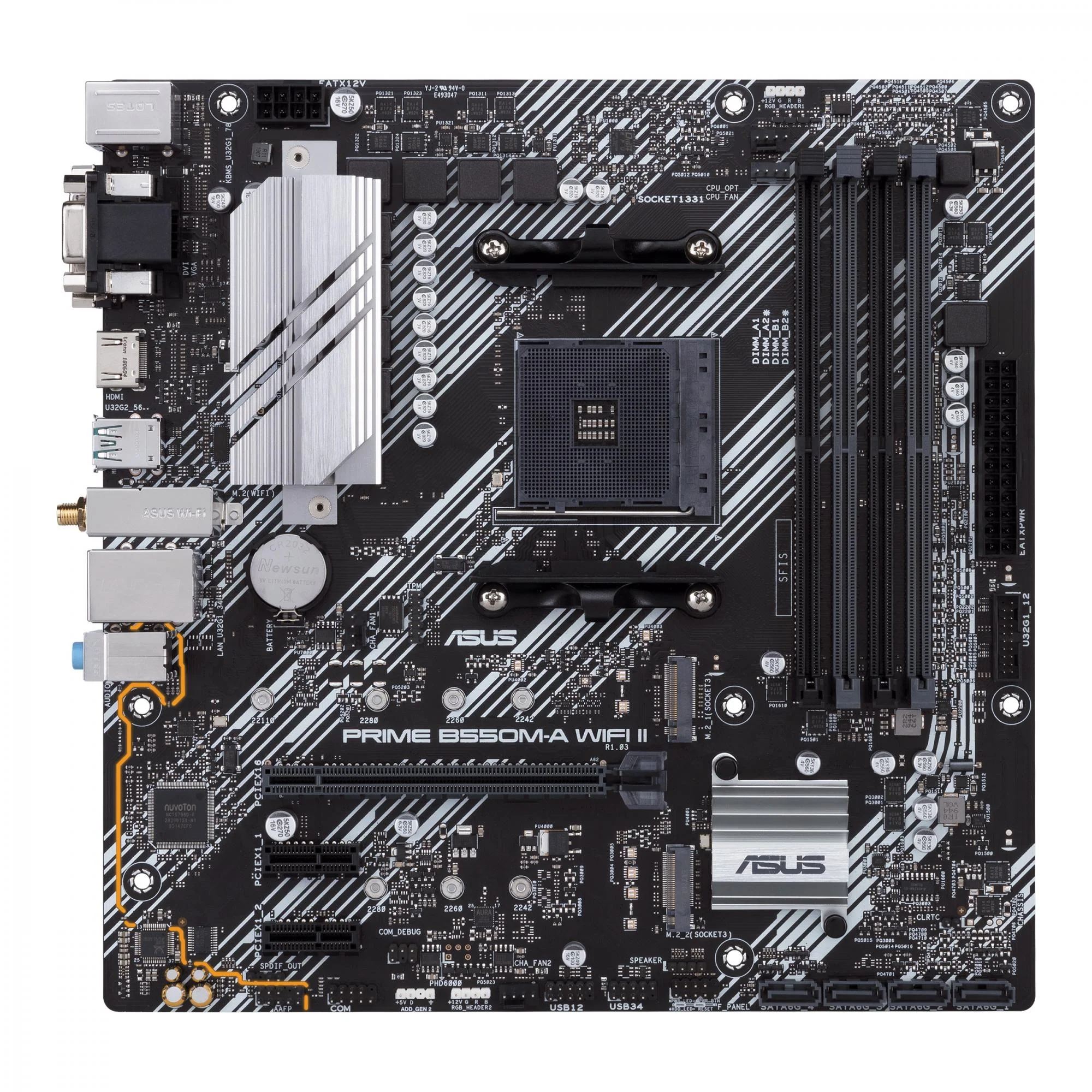 ASUS PRIME B550M-A (WI-FI) II (mATX. B550. AM4)