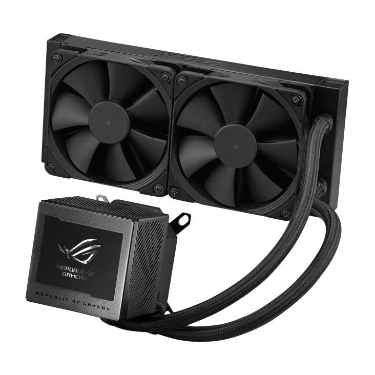 ASUS ROG RYUJIN III 240 AiO CPU Liquid Cooler w. 3.5 LCD. 2x Noctua iPPC 2000 PWM 120mm (AM5 comp.)
