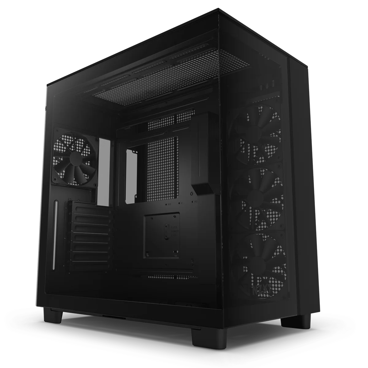 NZXT H9 Flow Schwarzes Zweikammer-Mid-Tower-Gehäuse