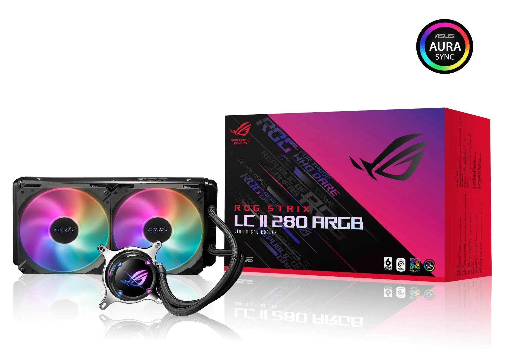 ASUS ROG STRIX LC II 280 ARGB AiO Liquid Cooler
