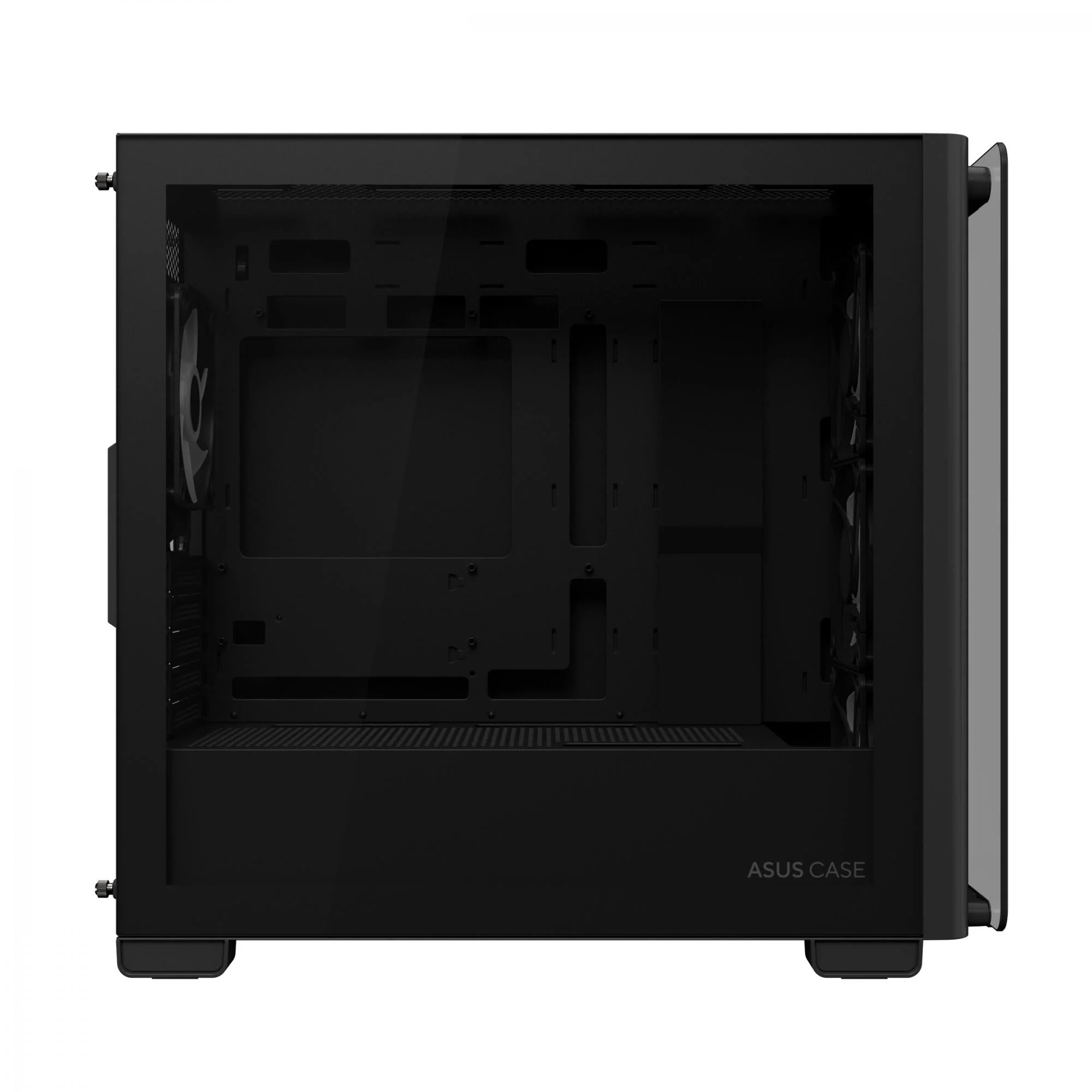 ASUS A23 PLUS Tempered Glass ARGB mATX Case - Black