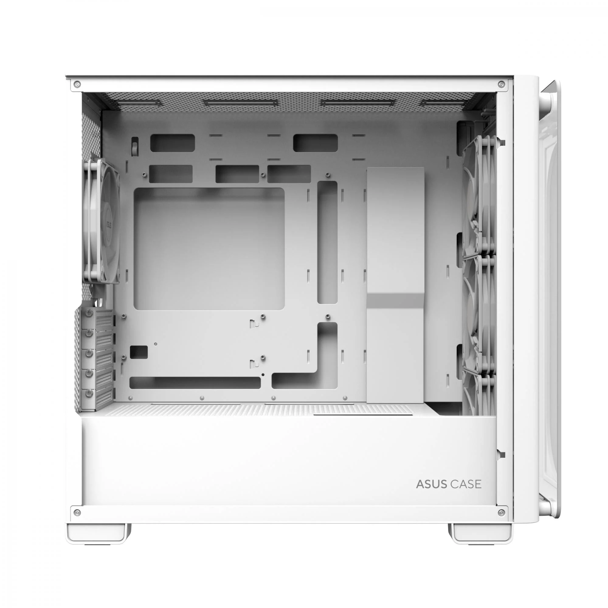 ASUS A23 PLUS Tempered Glass ARGB mATX Case - White