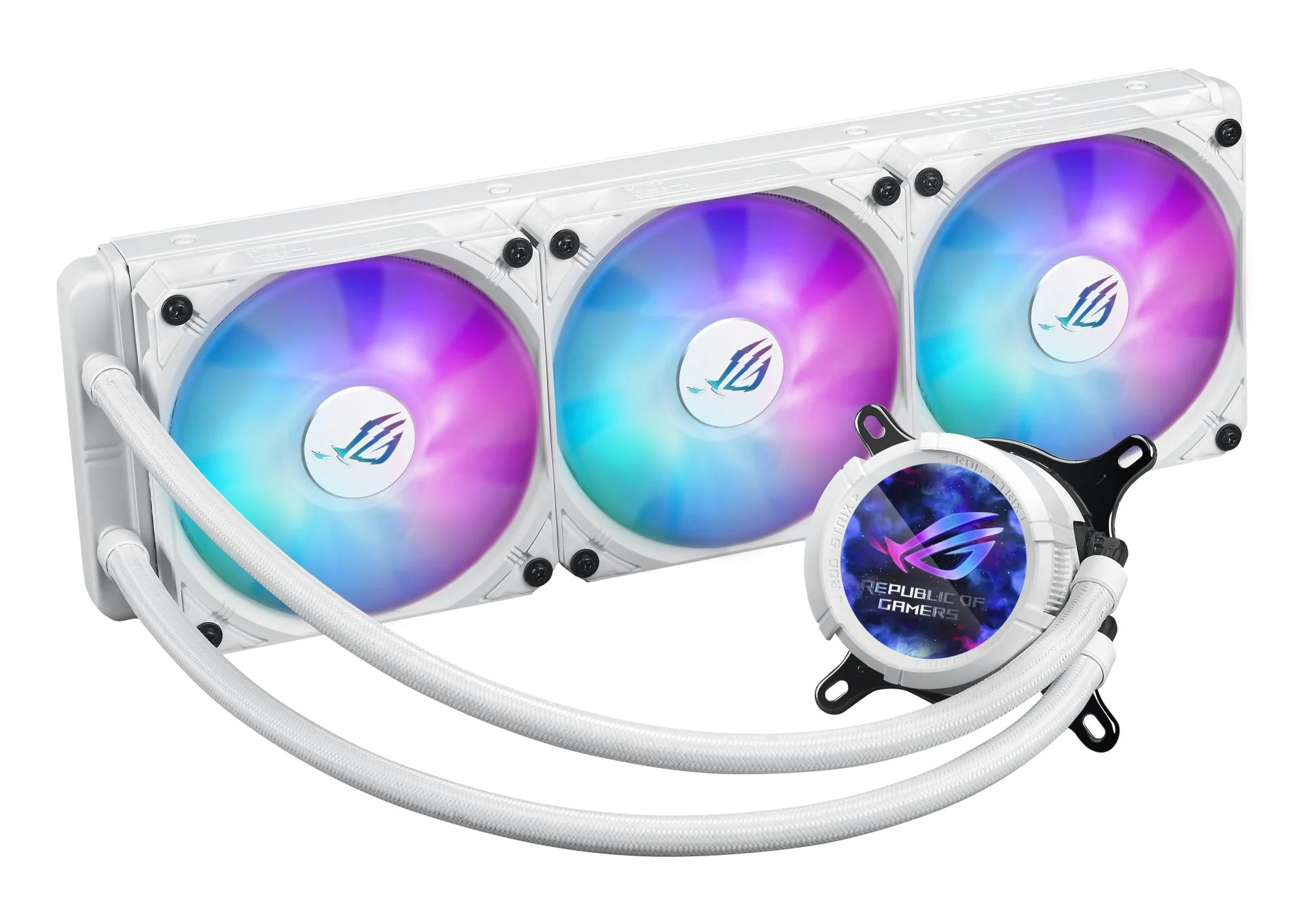 ASUS ROG STRIX LC III 360 ARGB LCD WHITE EDITION AiO Liquid Cooler