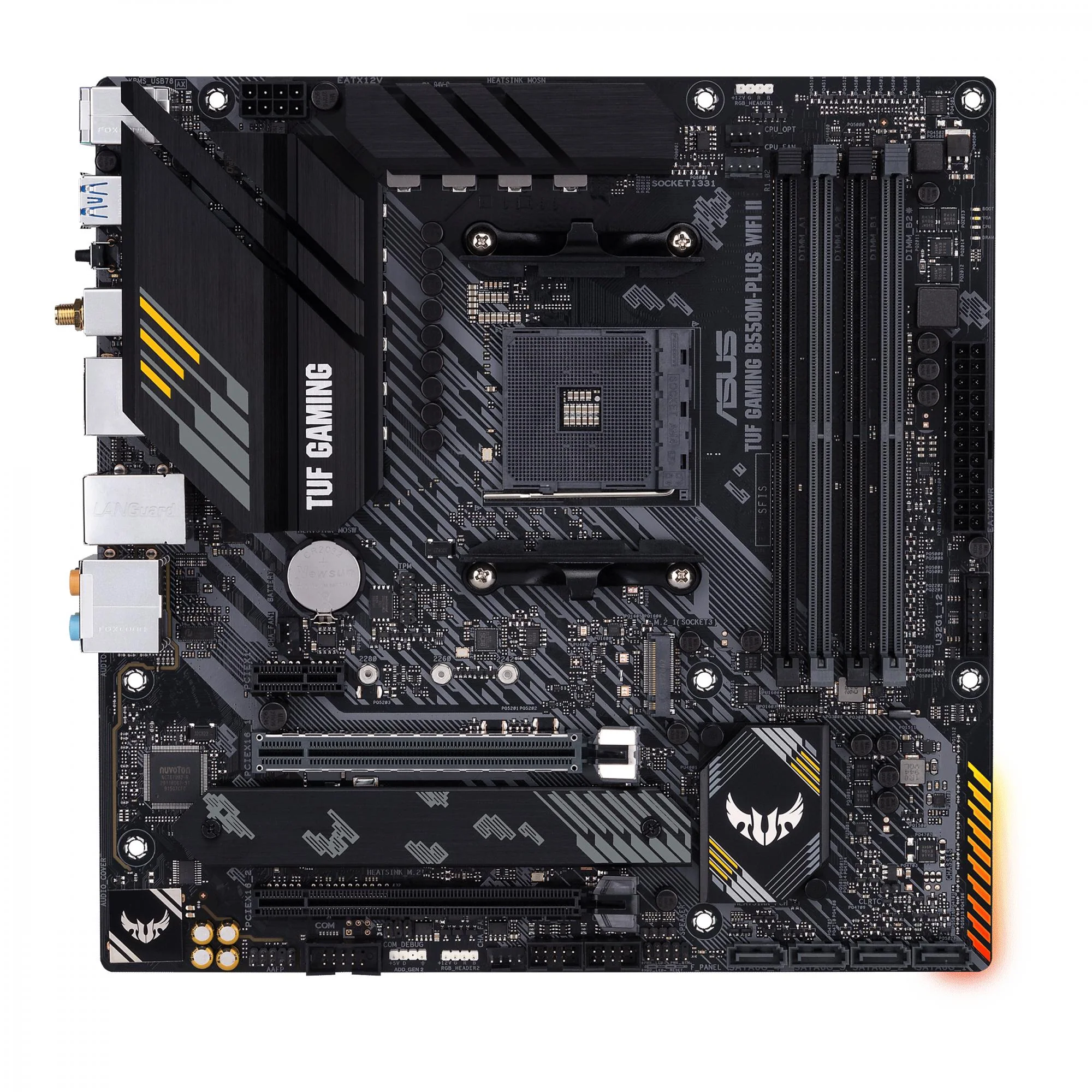 ASUS TUF GAMING B550M-PLUS (WI-FI) II (mATX. B550. AM4)