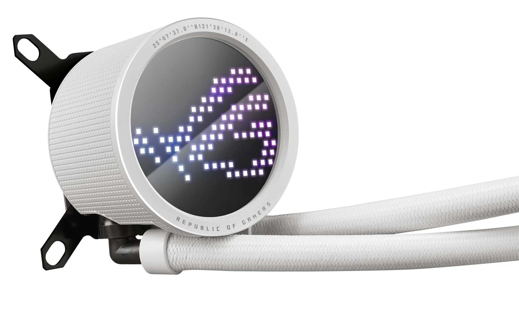 ASUS ROG RYUO III 240 ARGB WHITE Ed 240mm All-In-One CPU Liquid Cooler with Anime Matrix LED Display