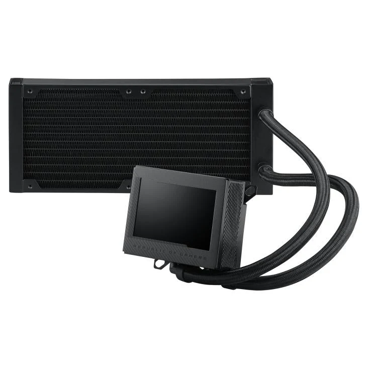 ASUS ROG RYUJIN III 360 AiO CPU Liquid Cooler w. 3.5 LCD. 3x Noctua iPPC 2000 PWM 120mm (AM5 comp.)