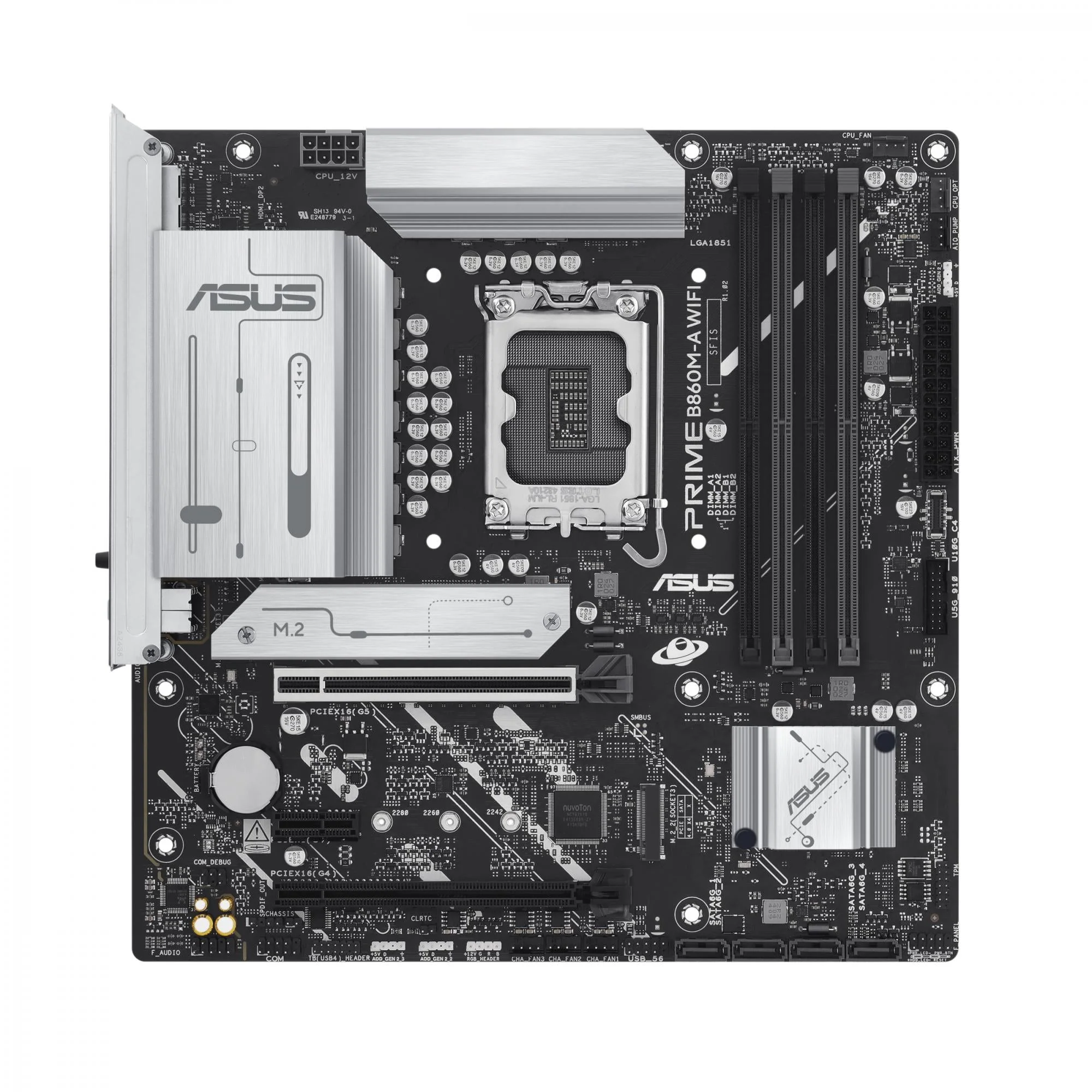 ASUS PRIME B860M-A WIFI (mATX. B860. LGA 1851. DDR5)